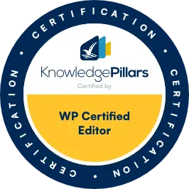 WordPress Certified Editor Certification Badge